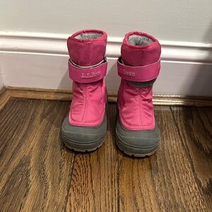 L.L. Bean Pink and Gray Kids' Boots